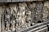 Prambanan - Ramayana reliefs of Shiva Temple. 